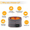 Electric Heating Waist Massage Belt for Back Pain Relief and Relaxation