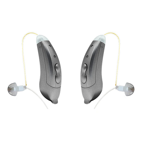 Invisible Bluetooth BTE Hearing Aids With App Control and Noise Reduction