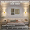 2 Wireless Wall Lights - Battery Operated Wall Sconce