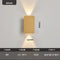 Modern Brushed Aluminum LED Wall Lamp for Indoor Use – Ideal for Bedroom and Living Room