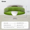 Nordic LED Flush Mount Ceiling Light Fixture – Retro Glass Design for Bedroom and Living Room