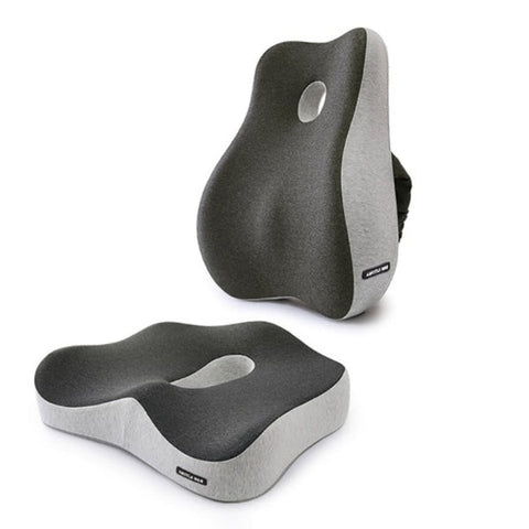 Memory Foam Office Chair Cushion – Orthopedic Lumbar & Coccyx Support for Car & Desk Chair