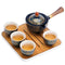 Ceramic Japanese Rotating Tea pot Premium set