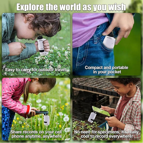 Mini Kids Microscope – Educational Science Toy for Exploration
