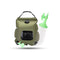 Foldable 20L Outdoor Heating Shower Bag