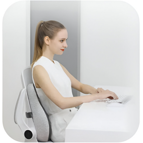 Memory Foam Office Chair Cushion – Orthopedic Lumbar & Coccyx Support for Car & Desk Chair