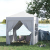 2m x 2m Outdoor Folding Gazebo Canopy - Pop Up Party Tent